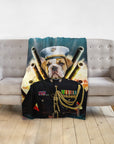 'The Marine' Personalized Pet Blanket