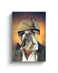 Sherlock Doggo: Personalized Pet Canvas