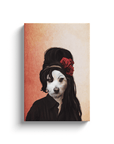 'Amy Doghouse' Personalized Pet Canvas