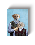 Step-Doggos: Personalized 2 Pet Canvas