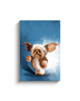 'Gizmo Doggo' Personalized Pet Canvas