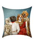 'The Royal Family' Personalized 4 Pet Throw Pillow