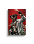 'The Mad Scientist' Personalized Pet Canvas