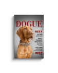 'Dogue' Personalized Pet Canvas