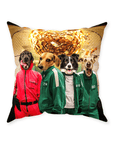 'Squid Paws' Personalized 4 Pet Throw Pillow