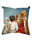 'The Royal Family' Personalized 4 Pet Throw Pillow