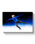 'The Figure Skater' Personalized Pet Canvas