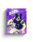 'Louisiana State Doggos' Personalized Pet Canvas