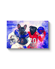 'Buffalo Doggos' Personalized 2 Pet Canvas