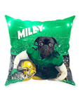 'Notre Dame Doggos' Personalized Pet Throw Pillow