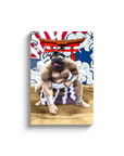 'The Sumo Wrestler' Personalized Pet Canvas