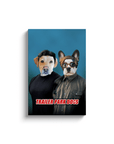 'Trailer Park Dogs 1' Personalized 2 Pet Canvas