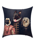 'The Duke Family' Personalized 3 Pet Throw Pillow