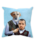 'Step Doggo & Human' Personalized Throw Pillow