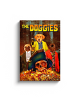 'The Doggies' Personalized 3 Pet Canvas