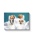 '4 Angels' Personalized 4 Pet Canvas