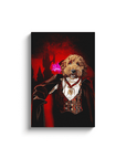 'The Vampire' Personalized Pet Canvas