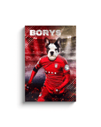 'Poland Doggos Soccer' Personalized Pet Canvas