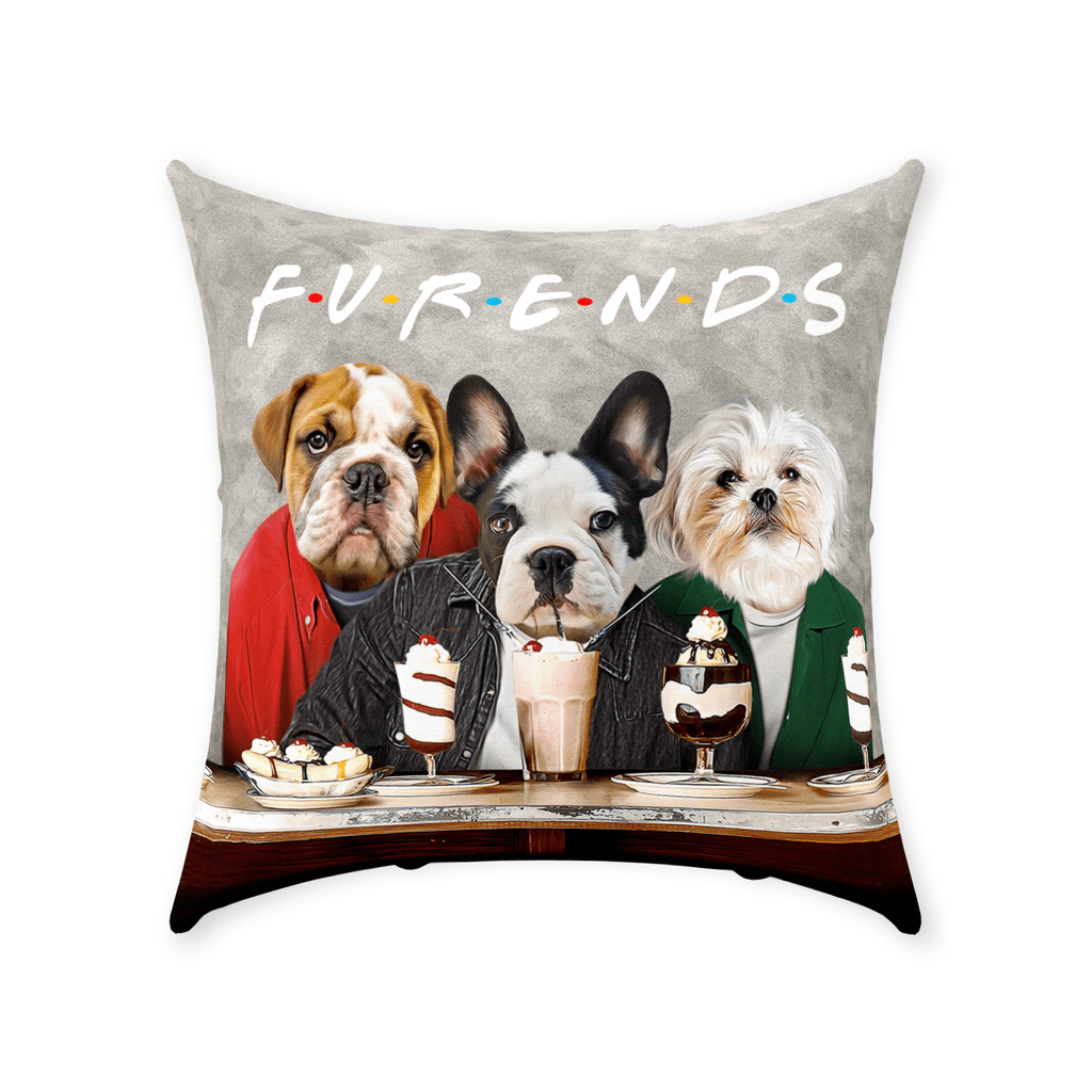 Cojín personalizado para 3 mascotas &#39;Furends&#39;