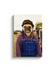 'The Hillbilly' Personalized Pet Canvas