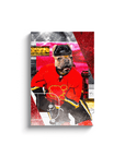 'Calgary Doggos Hockey' Personalized Pet Canvas