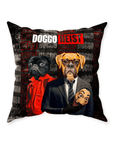 'Doggo Heist' Personalized 2 Pet Throw Pillow