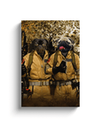 'Dog Busters' Personalized 2 Pet Canvas