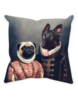 'Duke and Archduchess' Personalized 2 Pet Throw Pillow