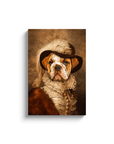 'The Feathered Dame' Personalized Pet Canvas