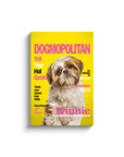 'Dogmopolitan' Personalized Pet Canvas