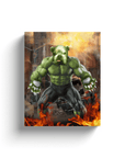 'Doggo Hulk' Personalized Pet Canvas