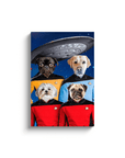 'Doggo-Trek' Personalized 4 Pet Canvas