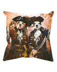 'The Pirates' Personalized 2 Pet Throw Pillow