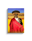 'The Bull Fighter' Personalized Pet Canvas