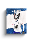 'USA Doggos Soccer' Personalized Pet Canvas