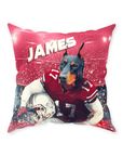 'Ohio State Doggos' Personalized Pet Throw Pillow