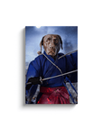 'The Swordsman' Personalized Pet Canvas