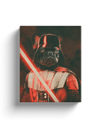 'Darth Woofer' Personalized Pet Canvas