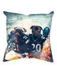 'Philadelphia Doggos' Personalized 2 Pet Throw Pillow