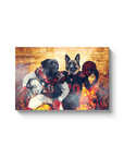 'Arizona Doggos' Personalized 2 Pet Canvas