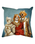 'The Royal Family' Personalized 3 Pet Throw Pillow