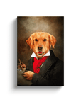 'Dogghoven' Personalized Pet Canvas