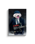 'AC/Doggo' Personalized Pet Canvas