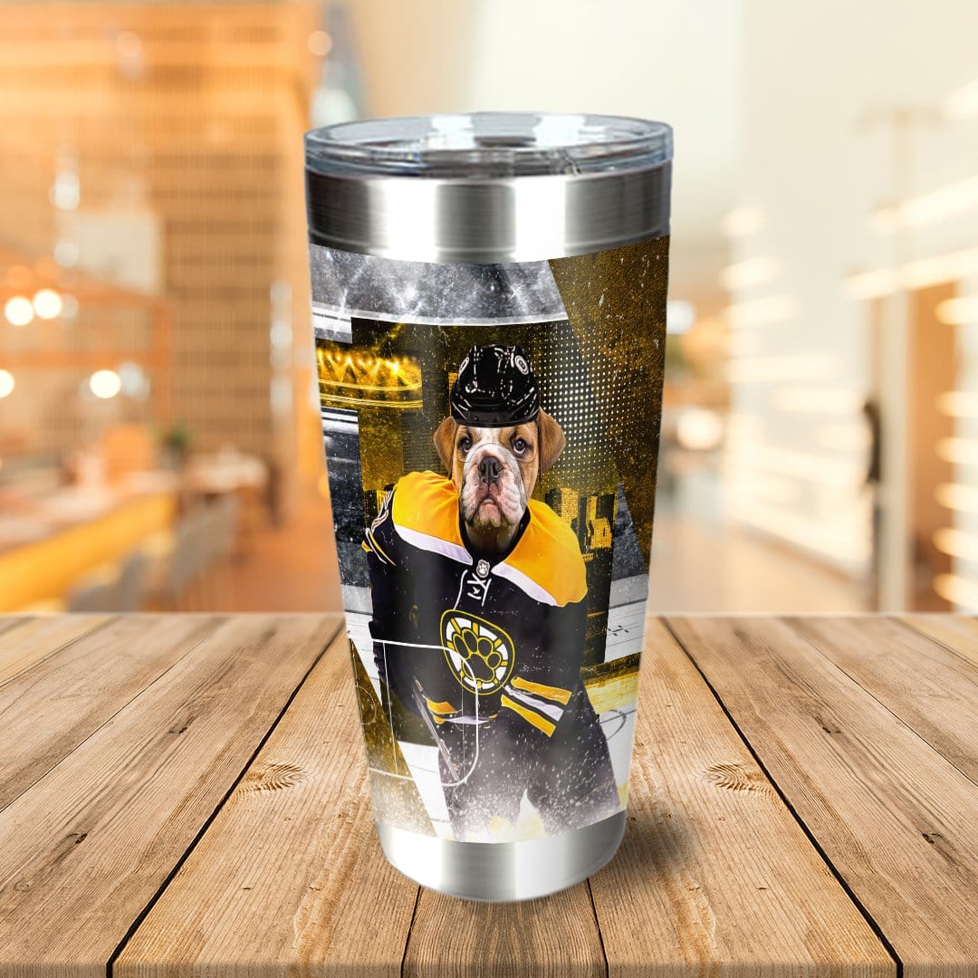 &#39;Boston Chewins&#39; Personalized Tumbler